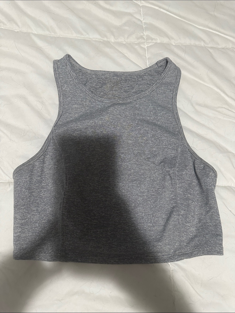JoyLab Gray Cropped Tank Top